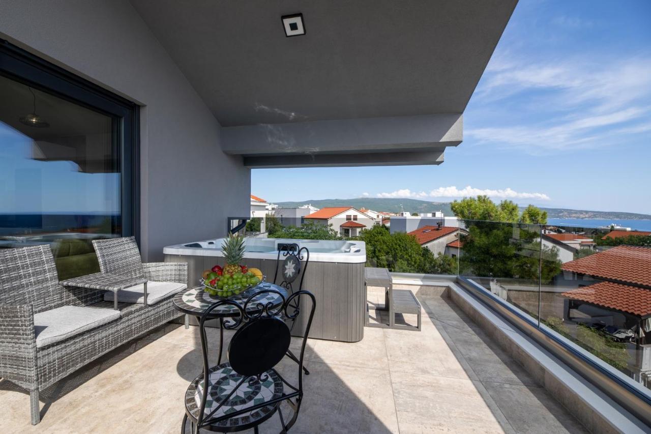 Luxury Villa Adria Apartments Krk Town Exterior photo