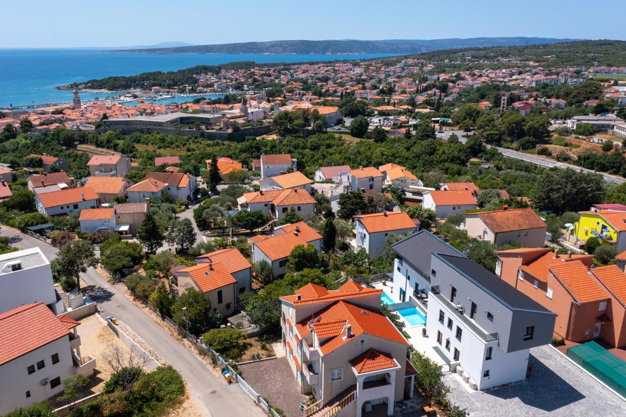 Luxury Villa Adria Apartments Krk Town Exterior photo