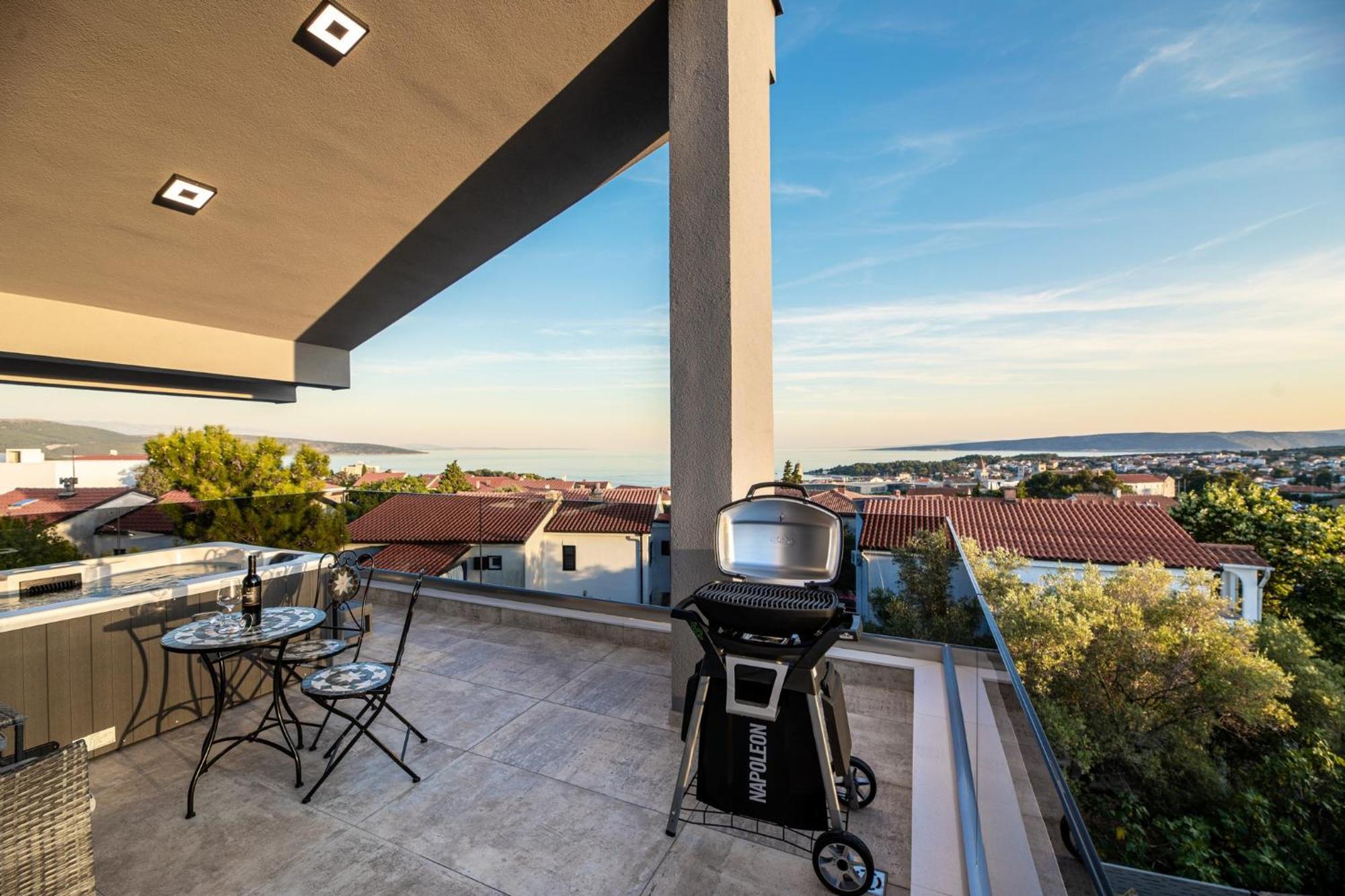 Luxury Villa Adria Apartments Krk Town Exterior photo