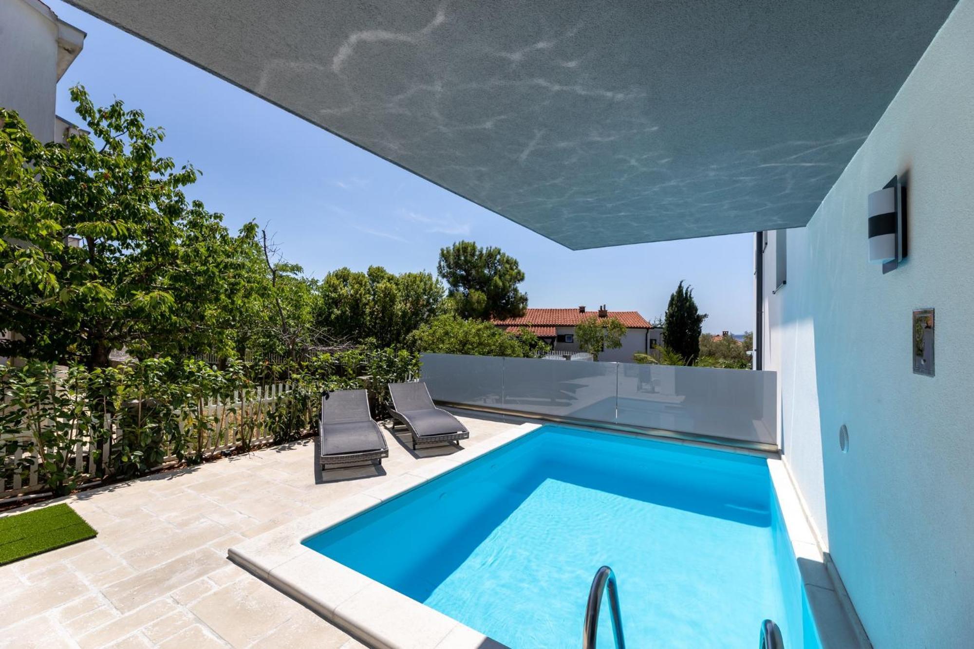 Luxury Villa Adria Apartments Krk Town Exterior photo